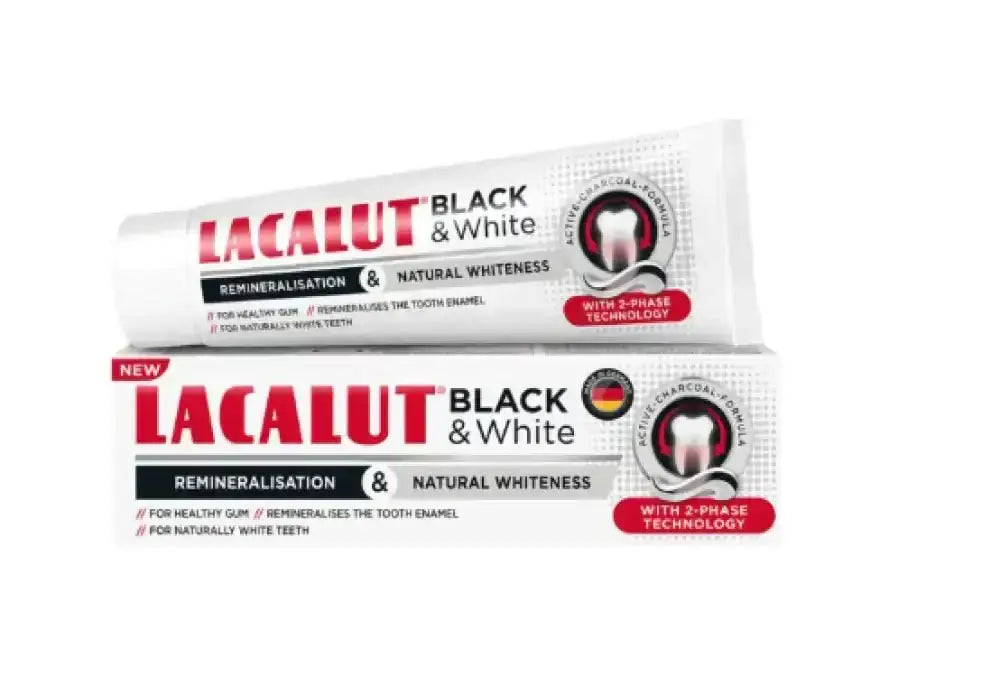 LACALUT - Lacalut Black & White Toothpaste 75ml - Pharmazone - 