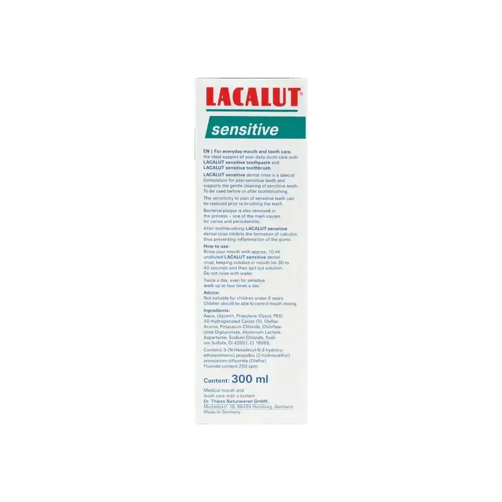 LACALUT - Lacalut Sensitive Mouthwash 300ml - Pharmazone - 