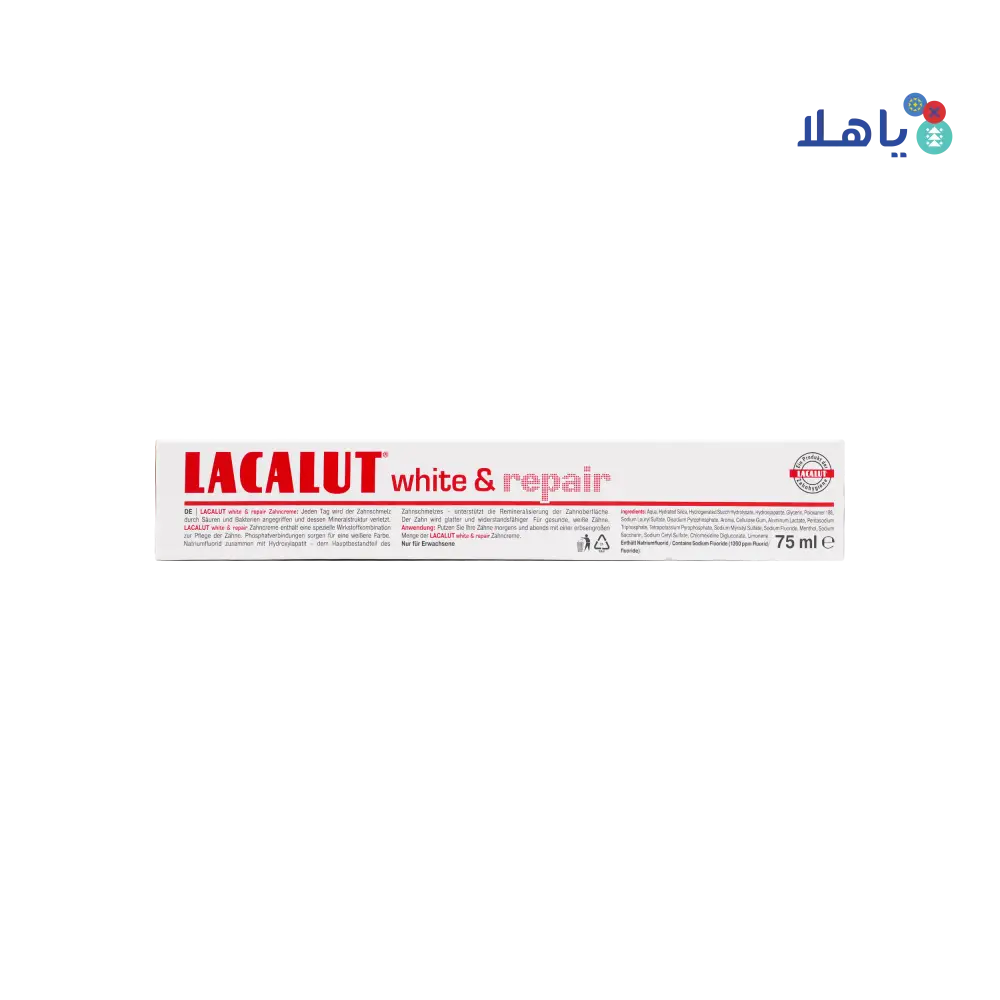 Lacalut White & Repair Toothpaste 75ml