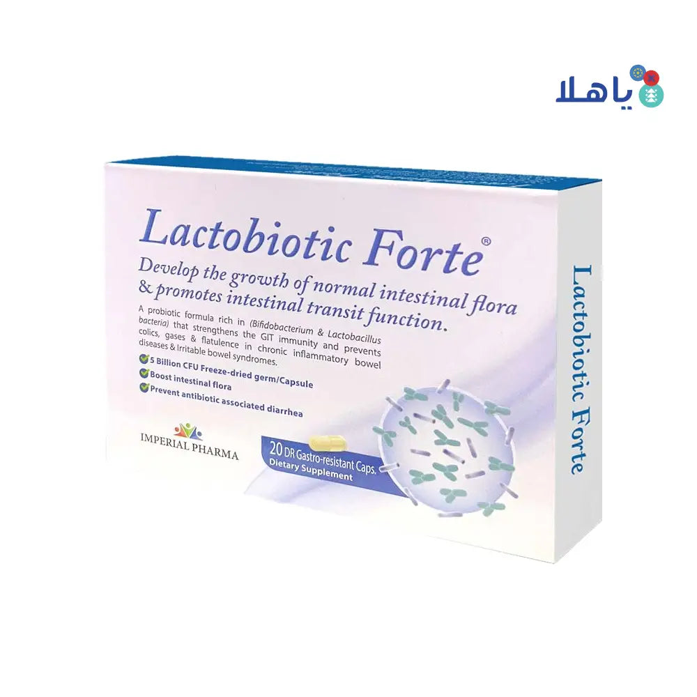 LACTOBIOTIC FORTE 20 CAPSULES