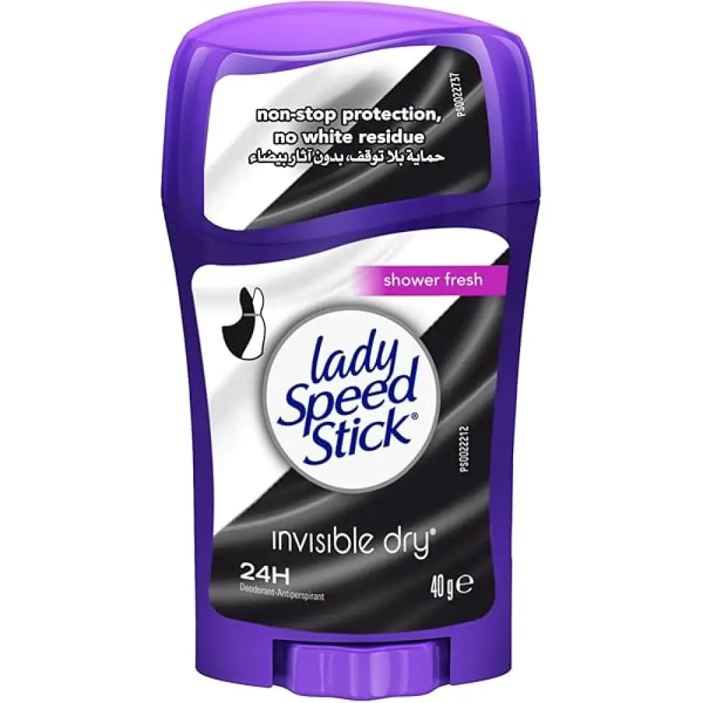 Lady Speed Stick Invisible Dry 40g-Shower Fresh 1+1