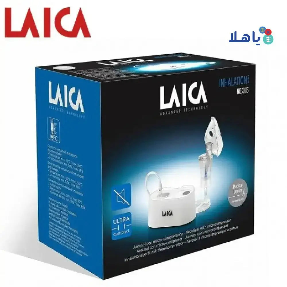 Laica - Laica Microcompressor Compact Nebulizer - NE3003 - Pharmazone - 