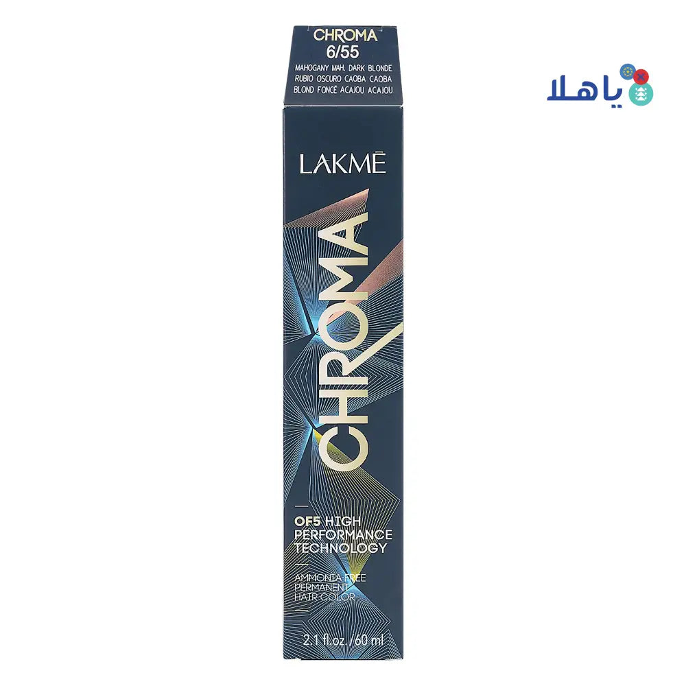 Lakme Chroma 6/55 Mahogany Mahogany Dark Blonde 60ml