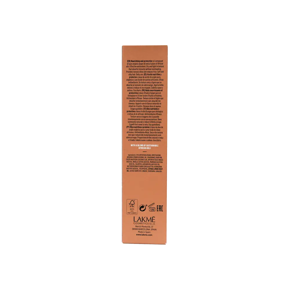 Lakme Teknia Argan Dry Oil 125ml