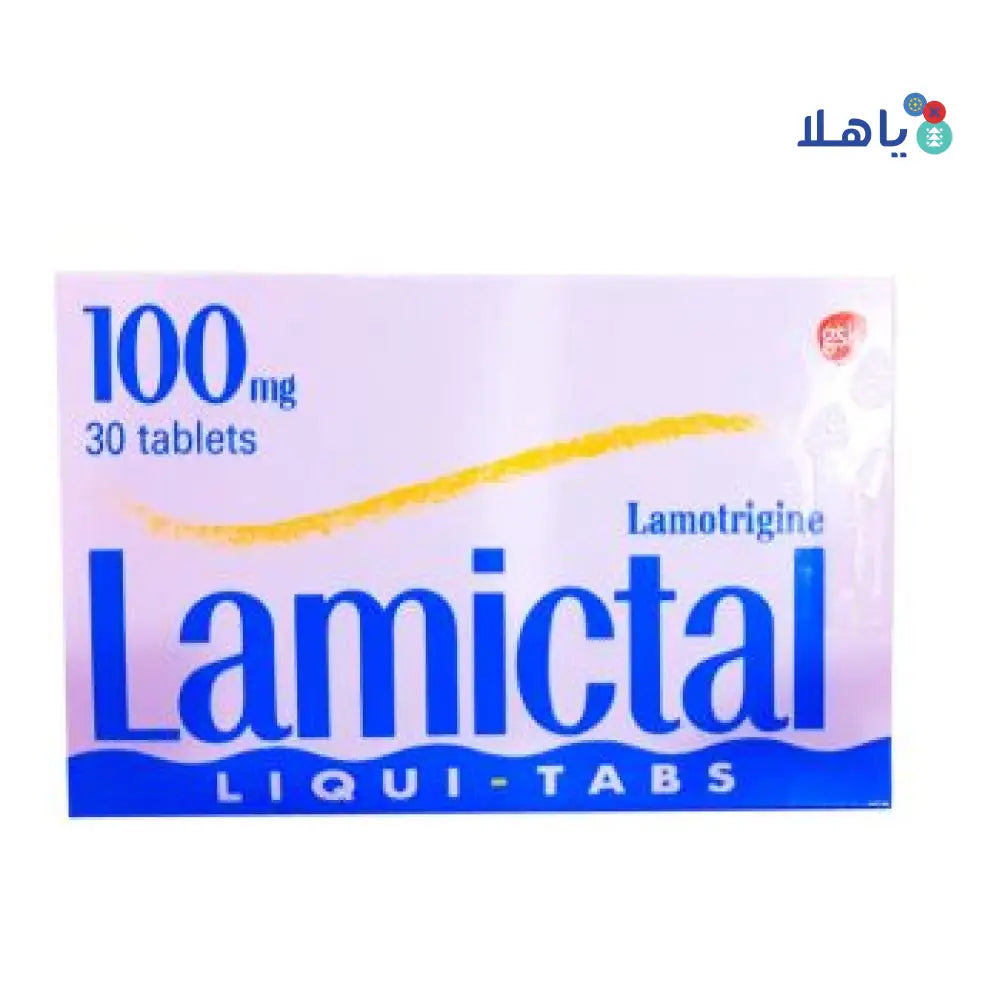 LAMICTAL LIQUI-TABS 100MG 30 TABLETS