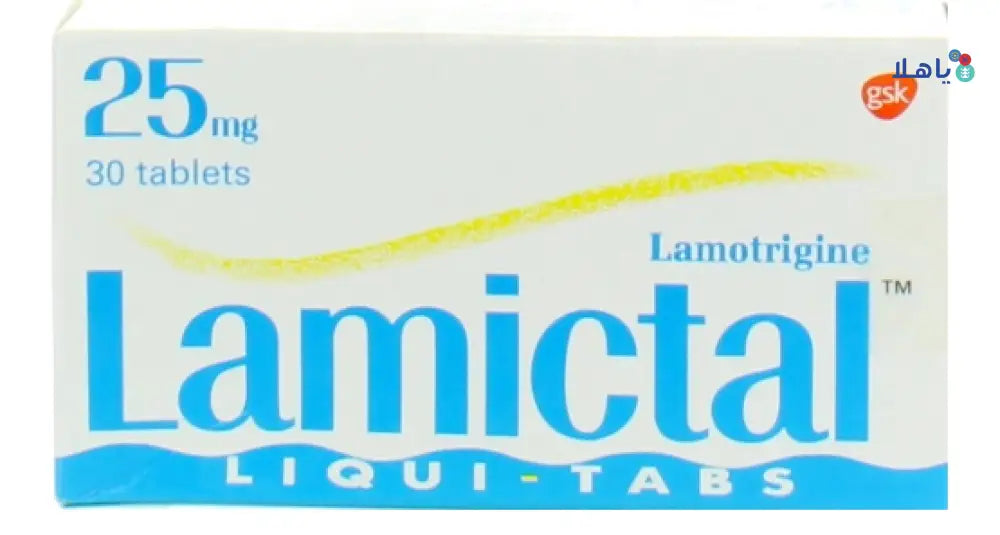 LAMICTAL LIQUI-TABS 25MG 30 TABLETS