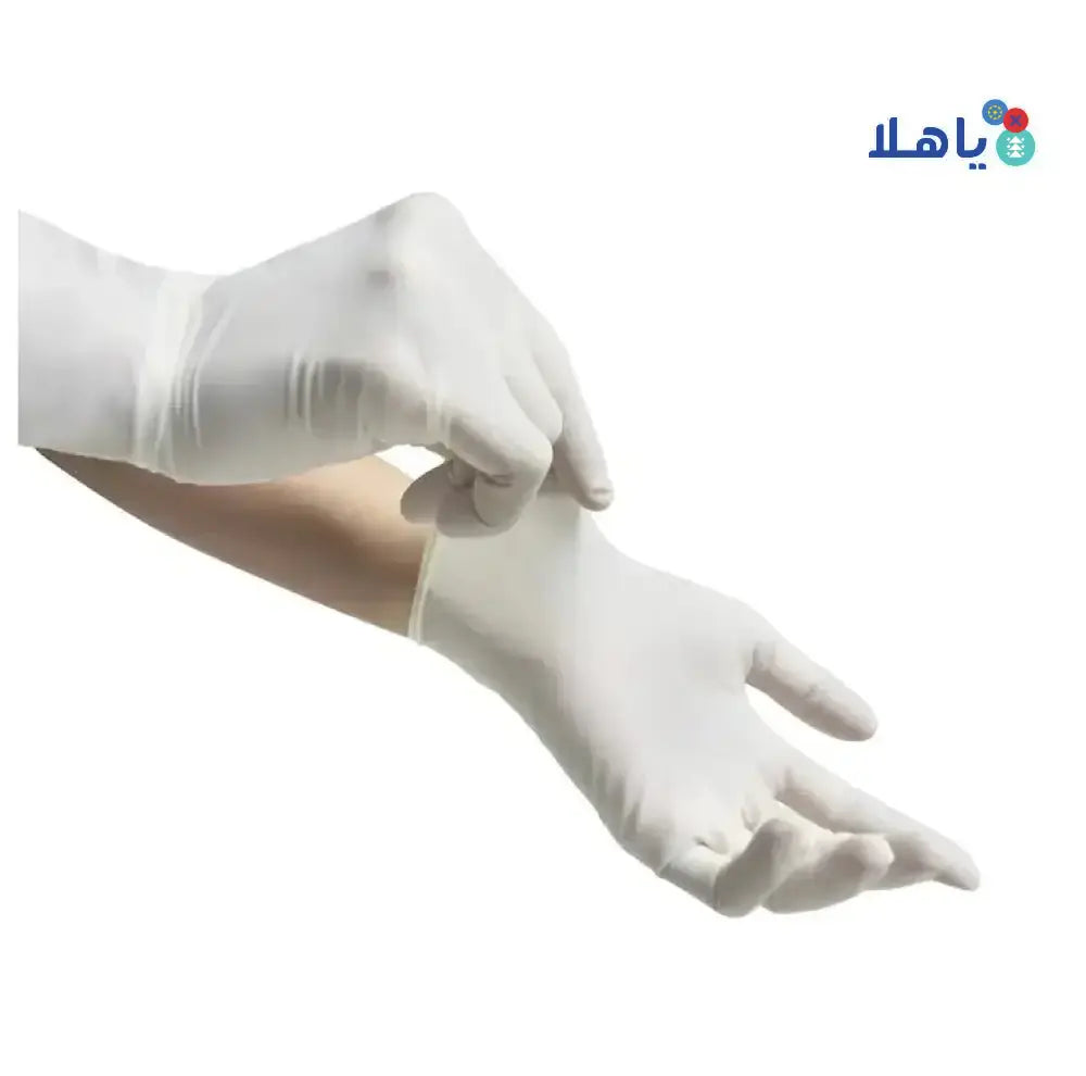 GLOVES - LATEX EXAMINATION POWDERED GLOVES - MEDIUM - Pharmazone - 