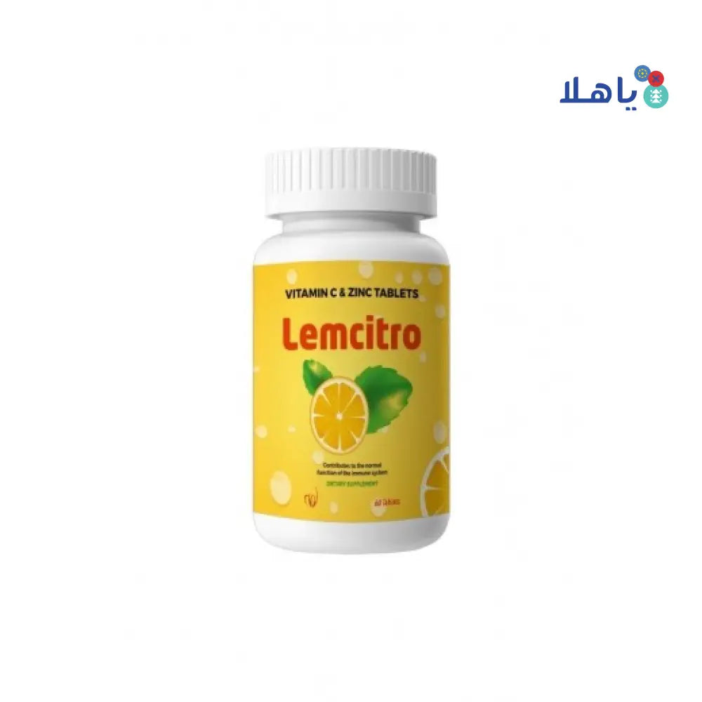 LEMCITRO VIT-C & ZINC 60TAB