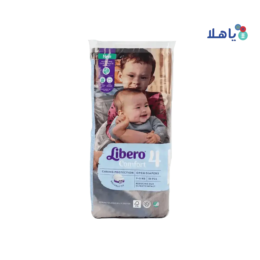 libero - Libero Comfort No.4 (7 - 11Kg) 50Pcs - Pharmazone - 