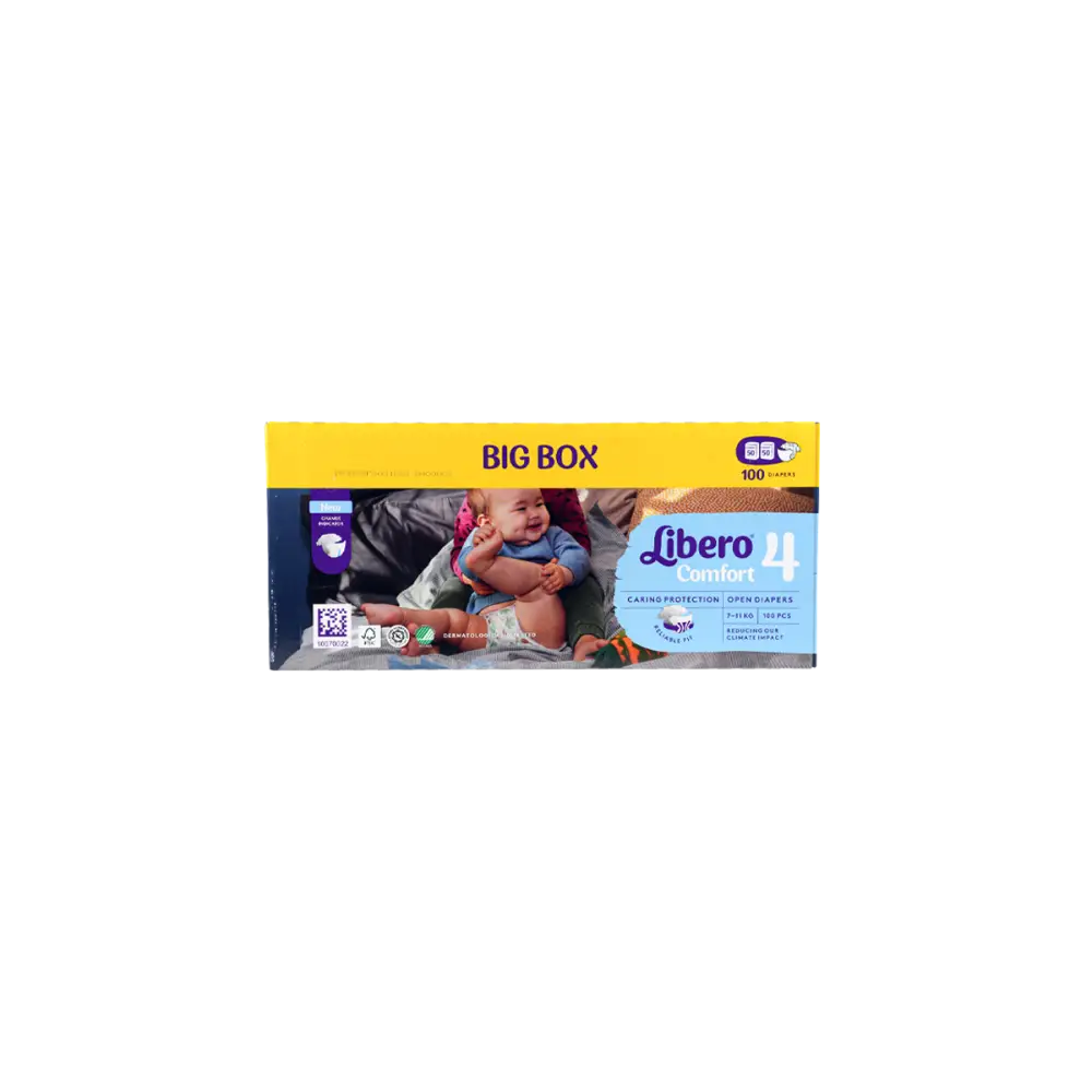 Libero Comfort No.4 (7-11Kg) Box 100Pcs