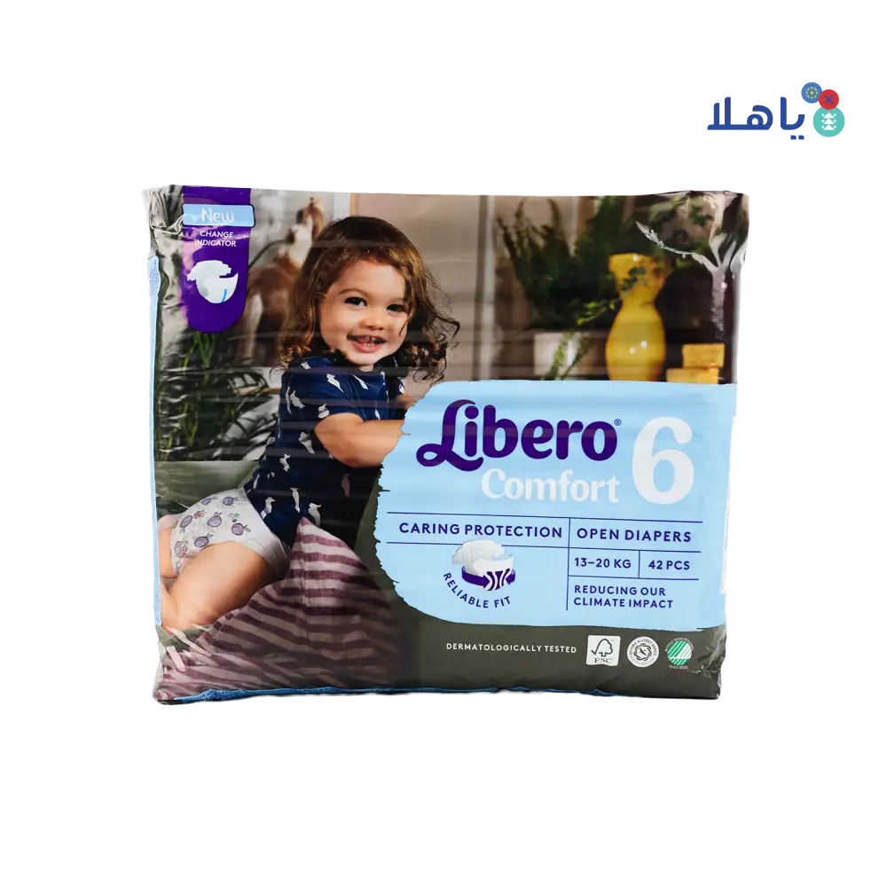 Libero Comfort No.6 (13-20Kg) 42Pcs