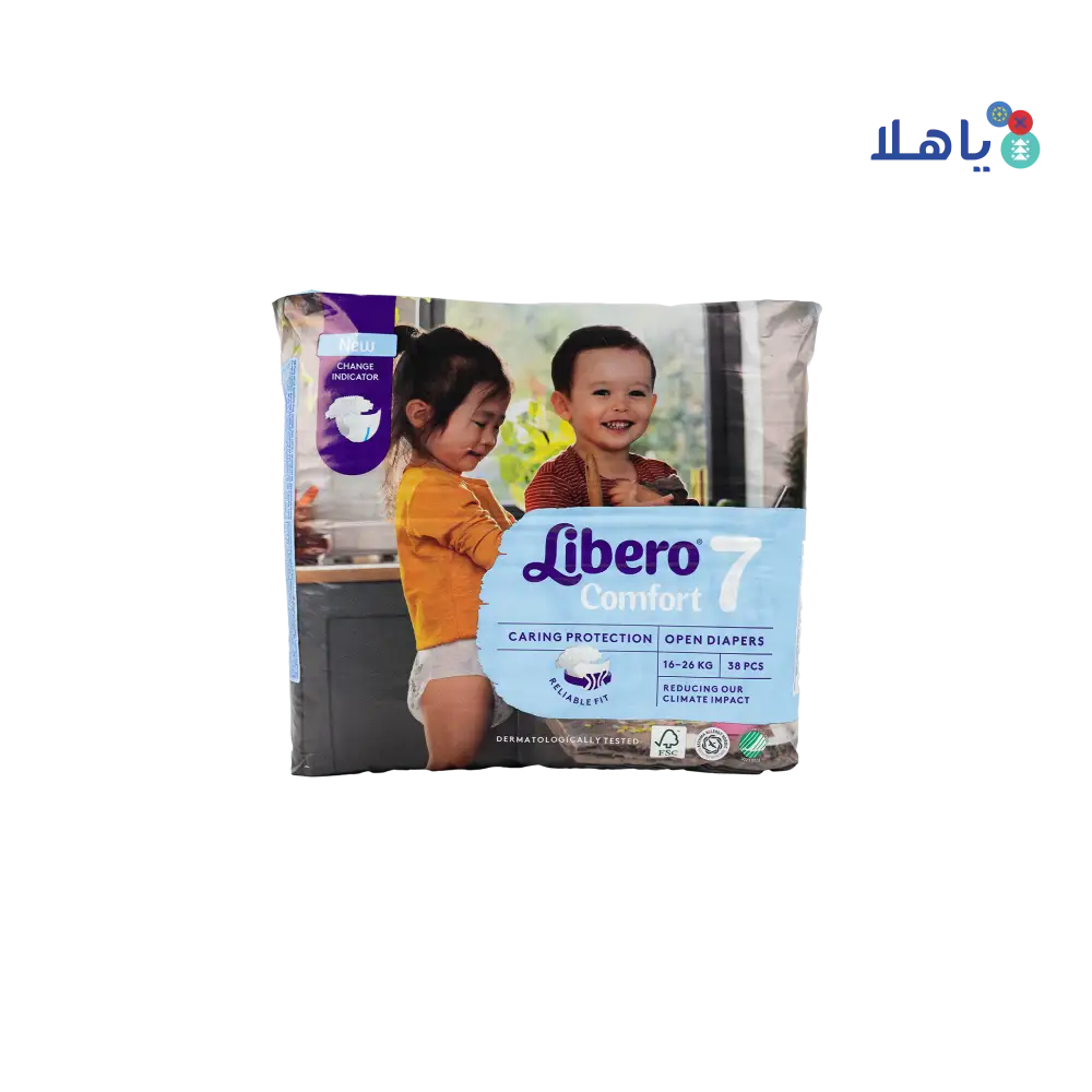 Libero Comfort No.7 (16-26Kg) 38Pcs