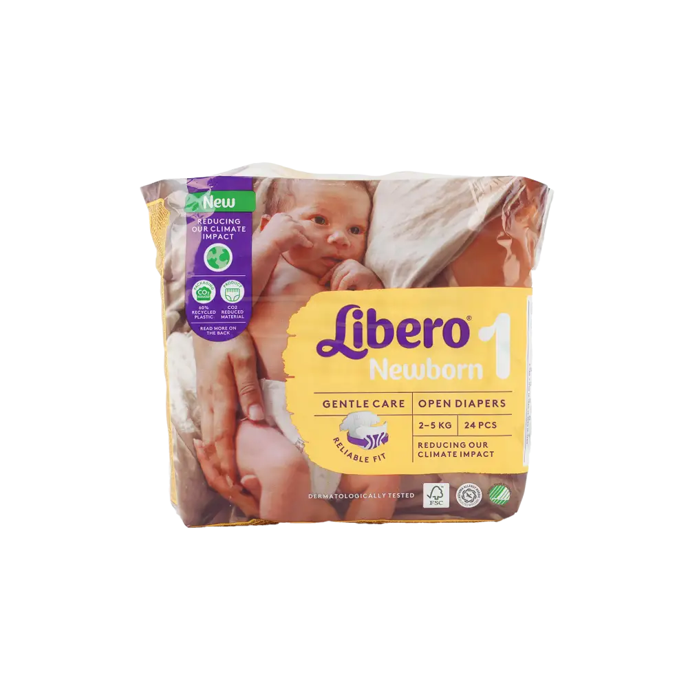 Libero Newborn No.1 (2-5Kg) 24Pc