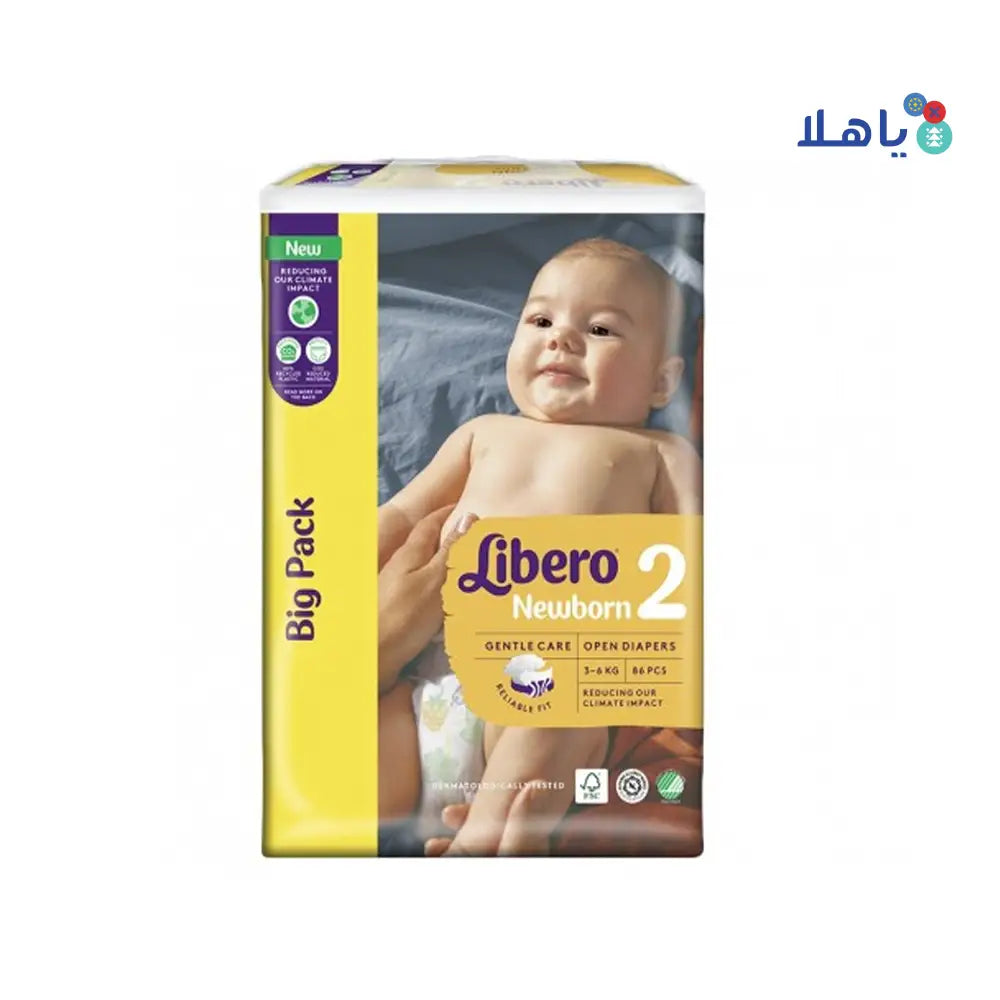 LIBERO NEWBORN NO.2 (3-6KG) 86PCS