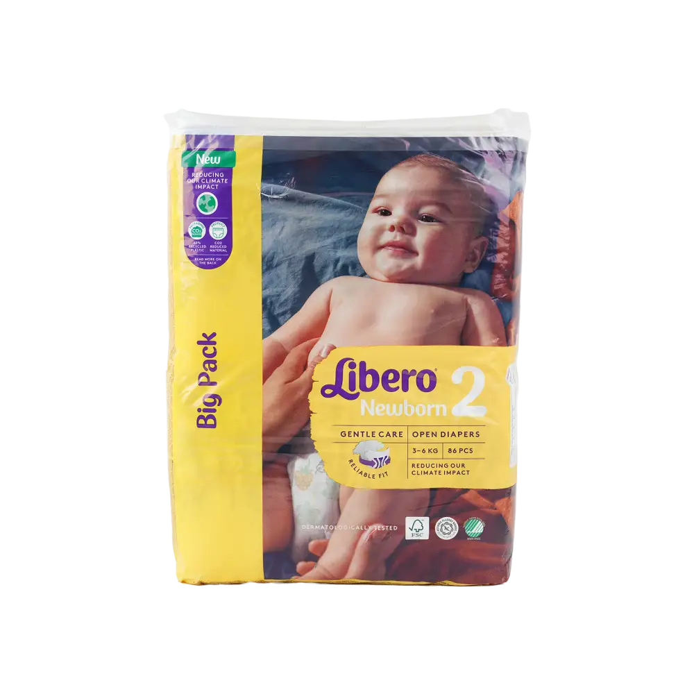 Libero Newborn No.2 (3-6Kg) 86Pcs