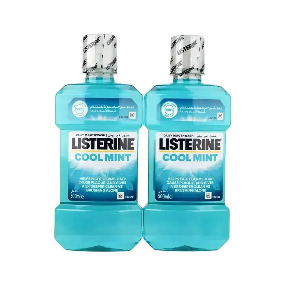 Listerine - Listerine Cool Mint Mouthwash 500ml Set - Pharmazone - 