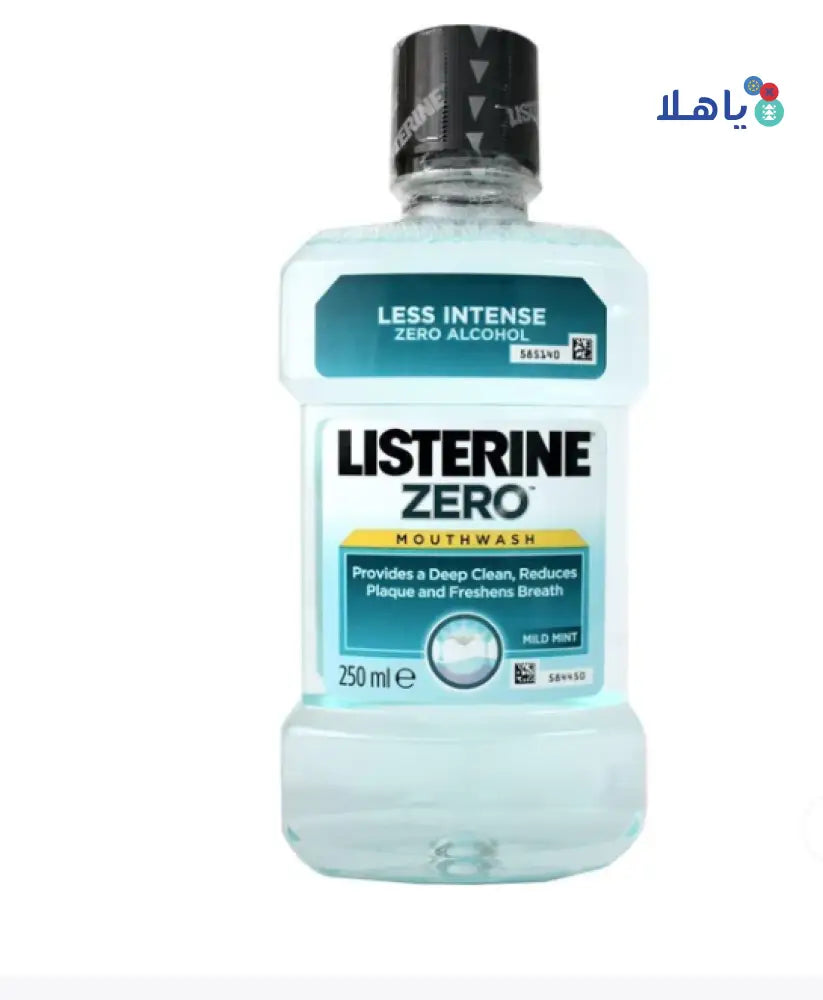 LISTERINE ZERO ALCOHOL MOUTHWASH 250ML