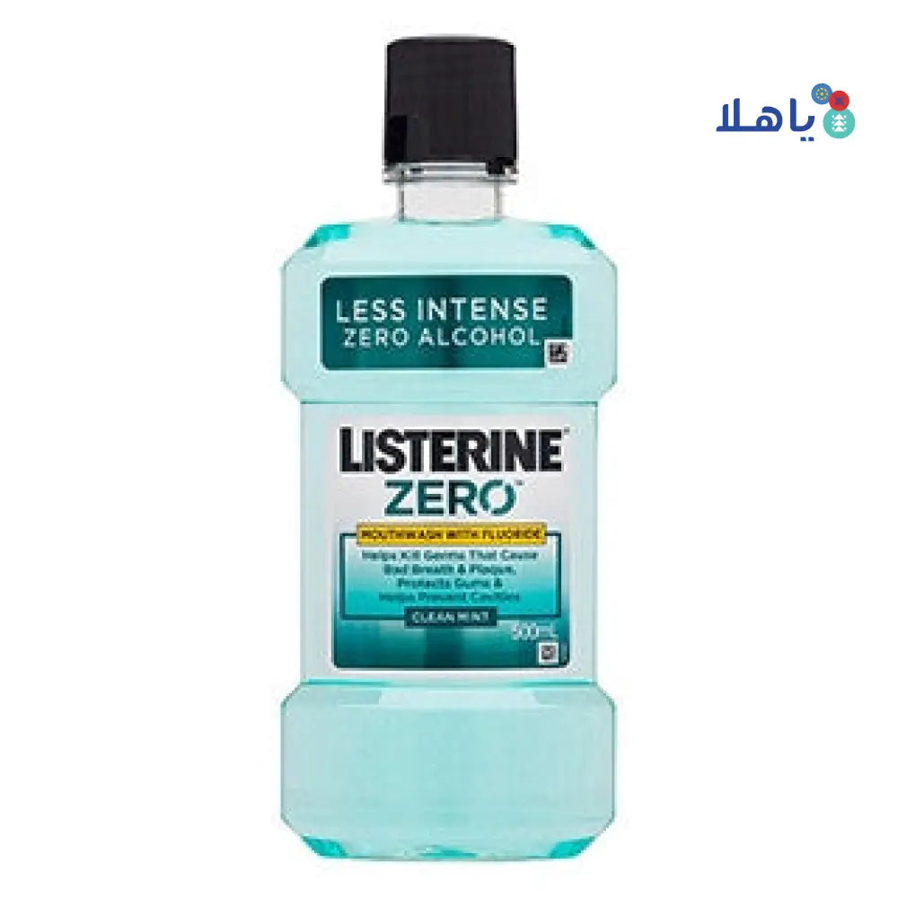 LISTERINE ZERO ALCOHOL COOL MINT MOUTHWASH 500ML