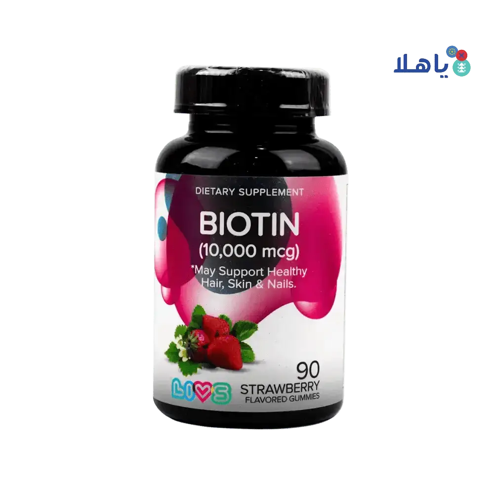 LIVS - Livs Biotin 10000 Mcg 90 Gummies - Pharmazone - 