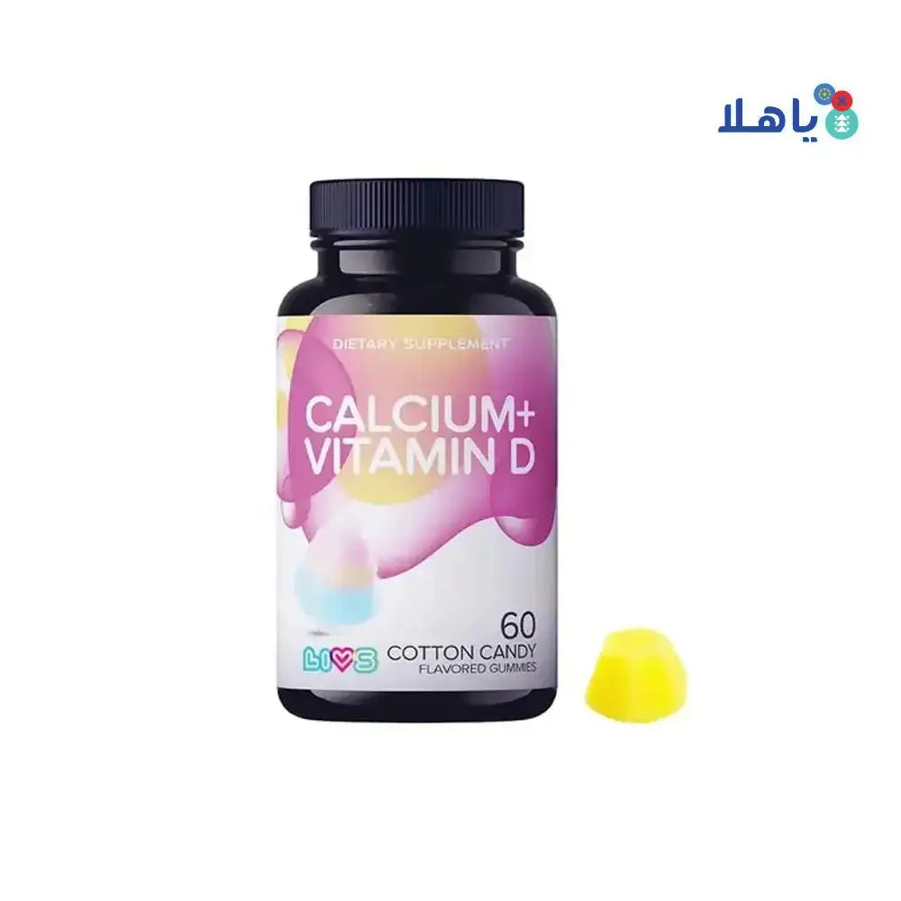 LIVS - Livs Calcium+ Vitamin D 60 Gummies - Pharmazone - 