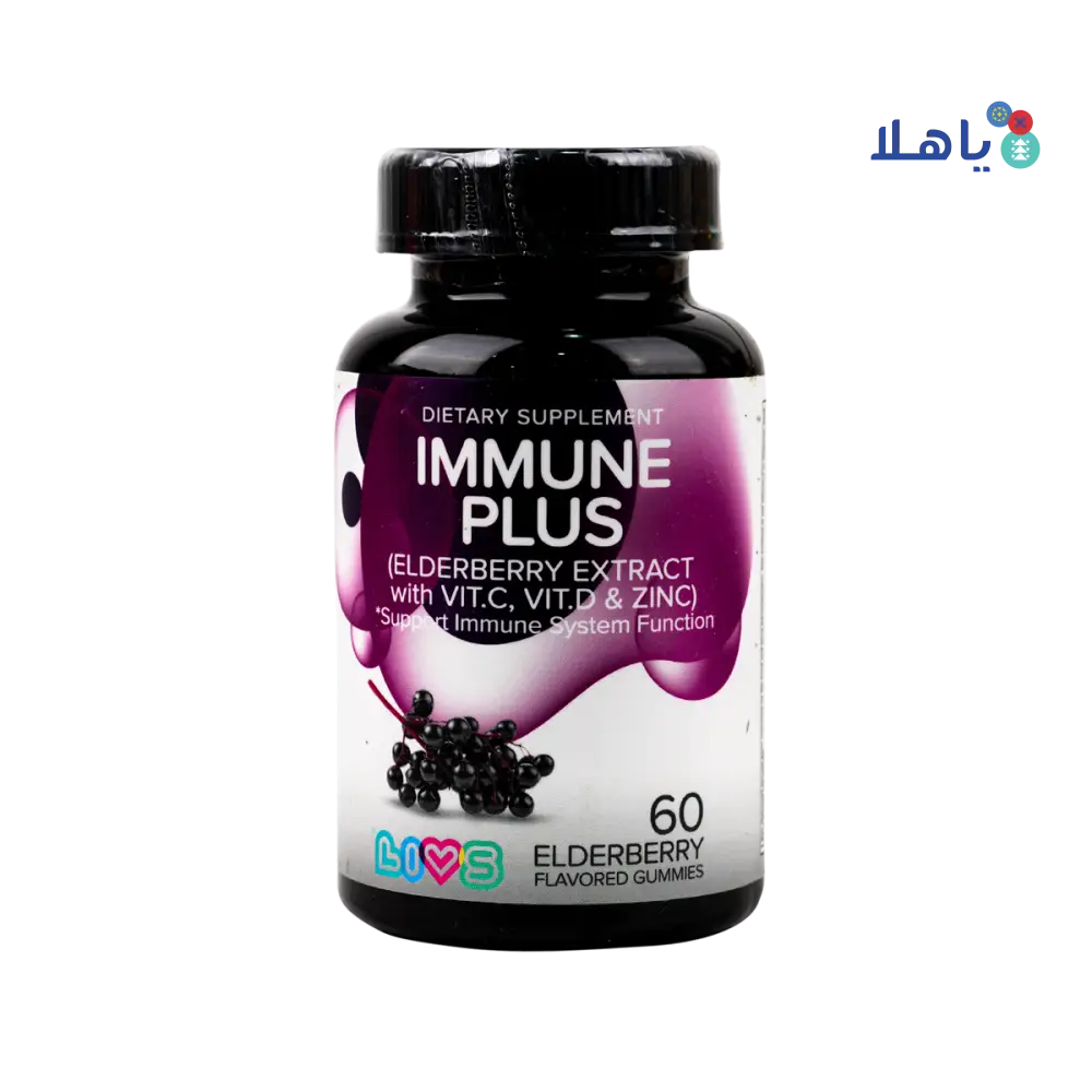 Livs Immune Plus Elderberry Flavor 60 Gummies