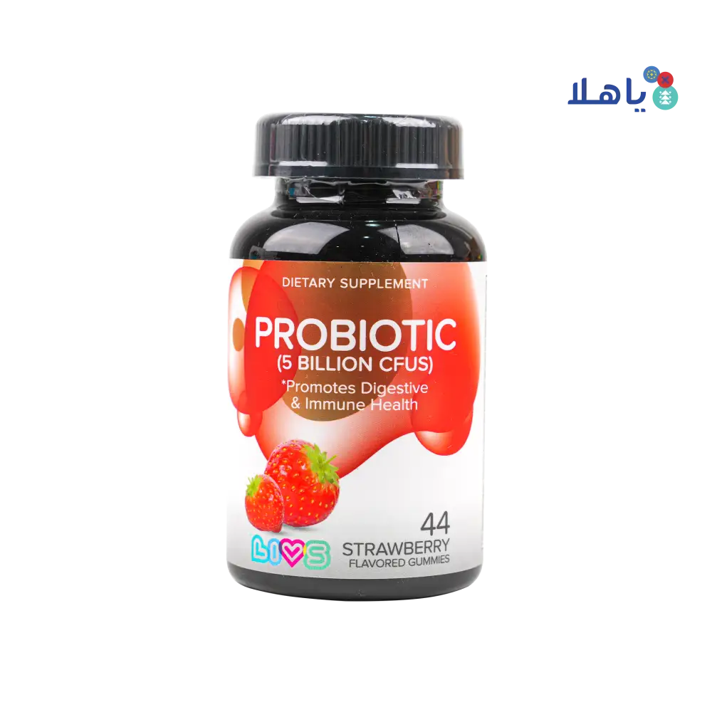 Livs Probiotic Strawberry Flavor 44 Gummies