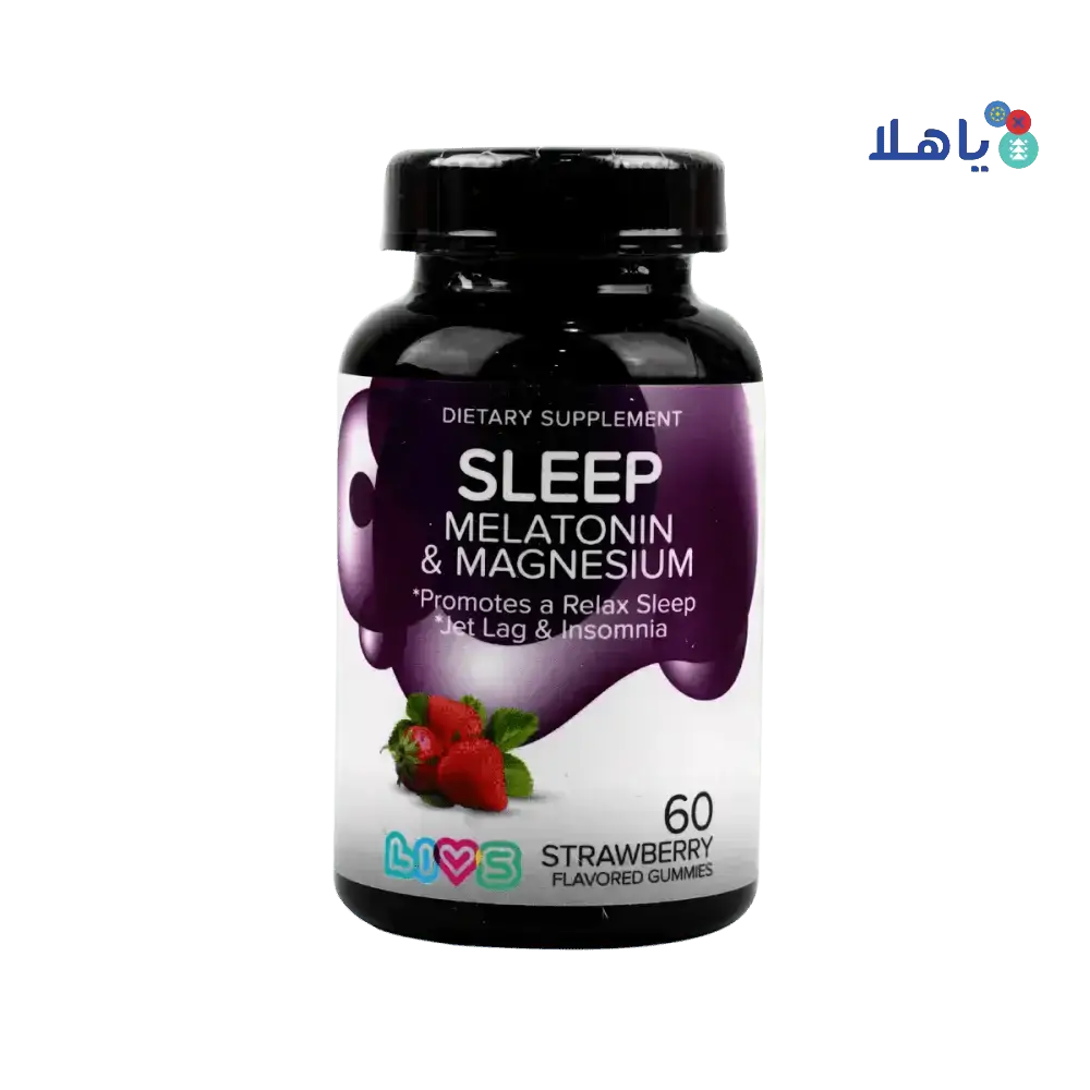 LIVS - Livs Sleep (Melatonin & Magnesium) Strawberry 60 Gummies - Pharmazone - 