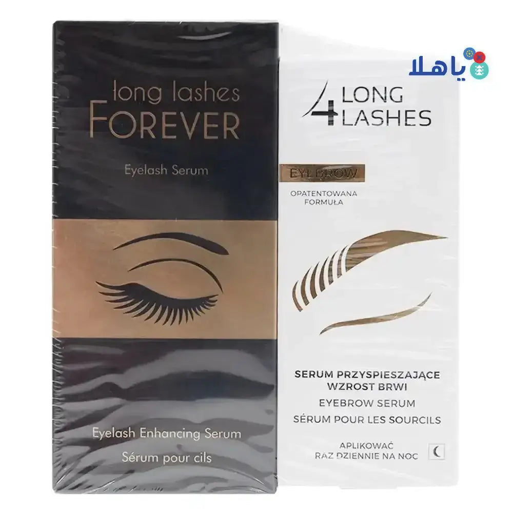 LONG 4 LASHES - Long 4 Lashes Forever Eyelash 4ml +Eyebrow Serum 3ml - Offer - Pharmazone - 