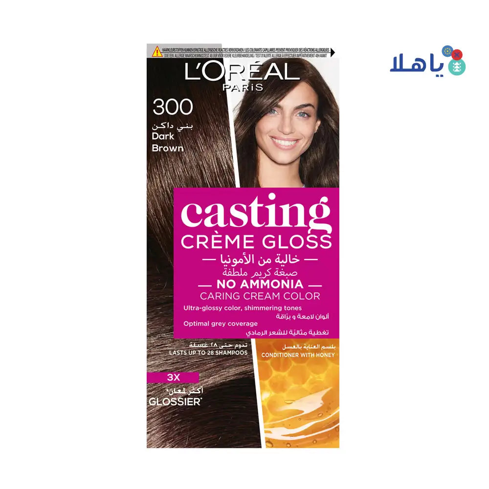 L'oreal Casting Creme Gloss Color 300 - Dark Brown