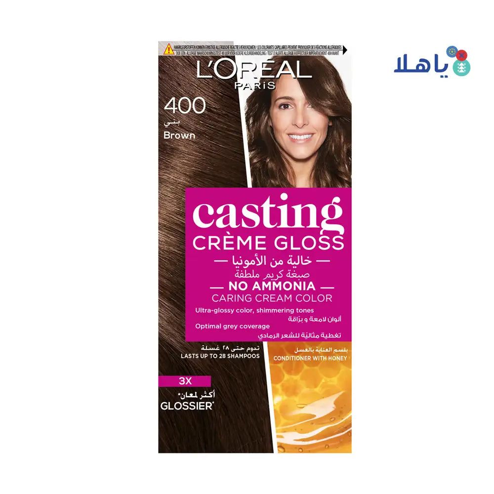 L'oreal Casting Creme Gloss Color 400 - Brown