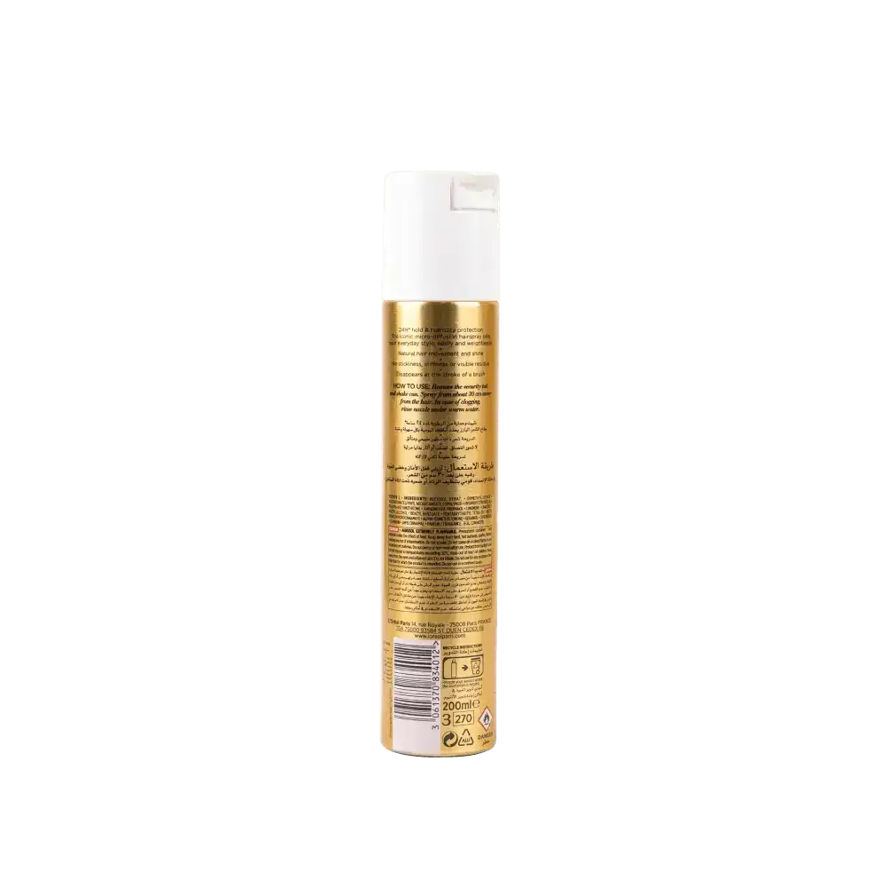 L'OREAL - L'oreal Elnett Micro - Diffusion Hairspray 200ml - Normal Hold - Pharmazone - 