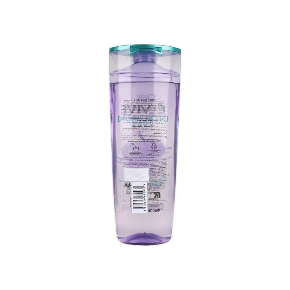 L'oreal Elvive Hyaluron Pure 72H Shampoo 400ml