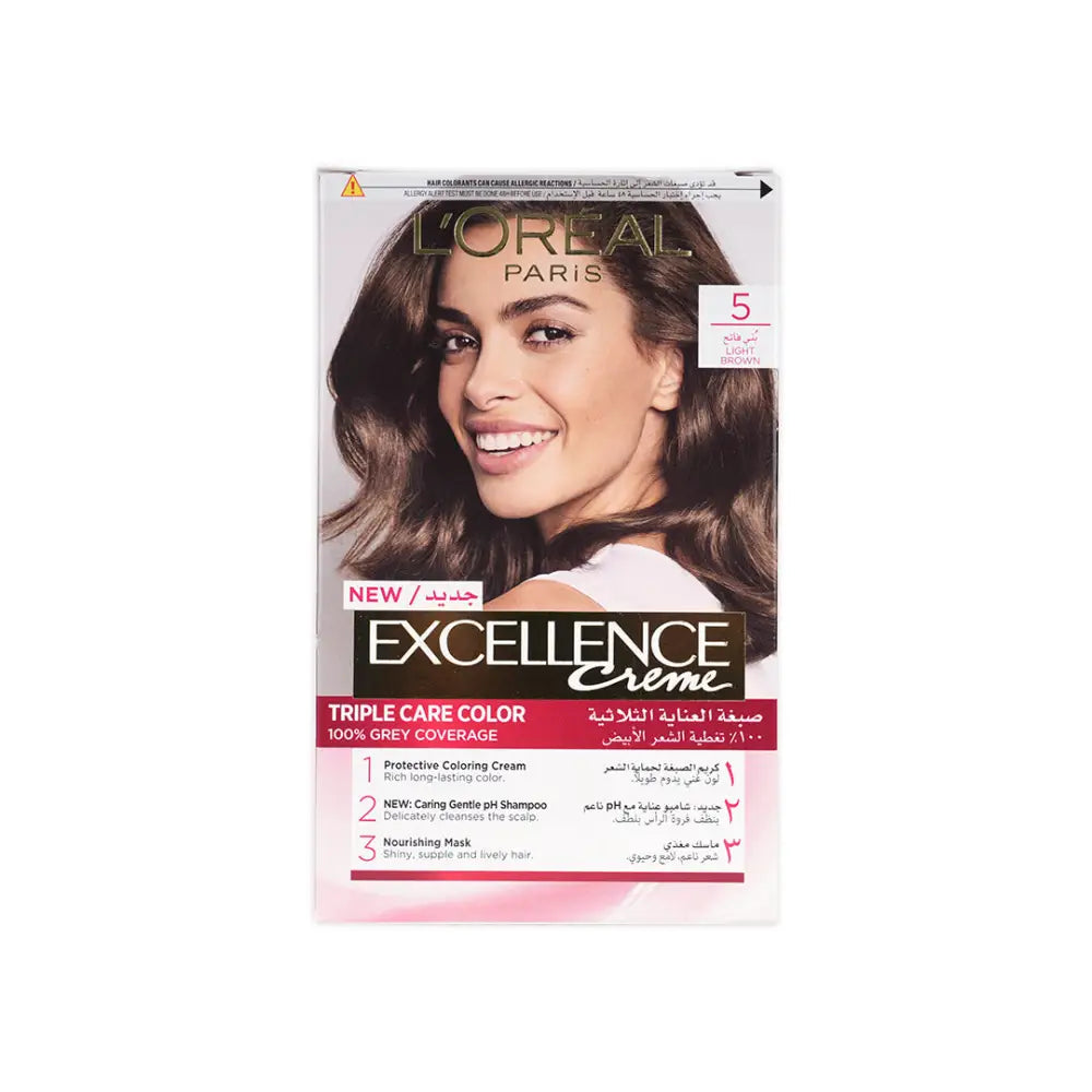 L'oreal Excellence Creme Triple Care Color- 5 Light Brown