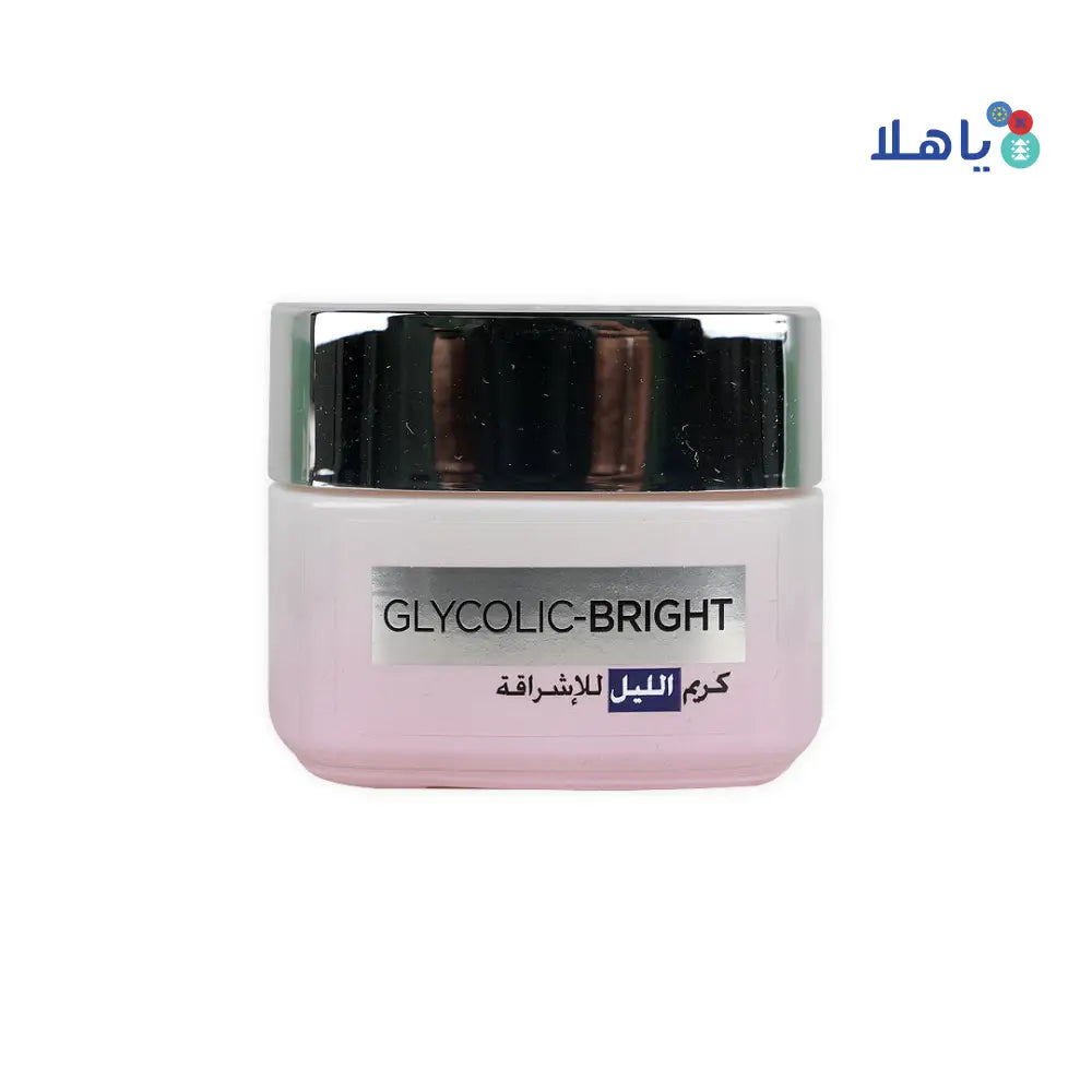 L'oreal Glycolic-Bright Glowing Cream 50ml -Night