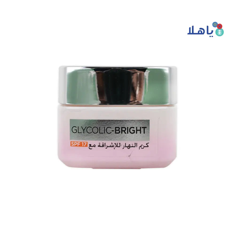 L'oreal Glycolic-Bright Glowing Cream Spf 17 50ml - Day