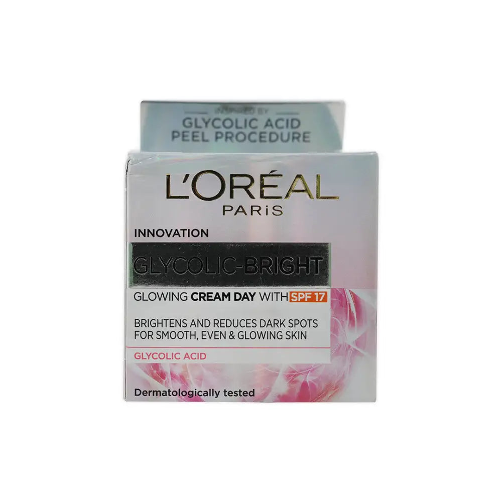 L'oreal Glycolic-Bright Glowing Cream Spf 17 50ml - Day