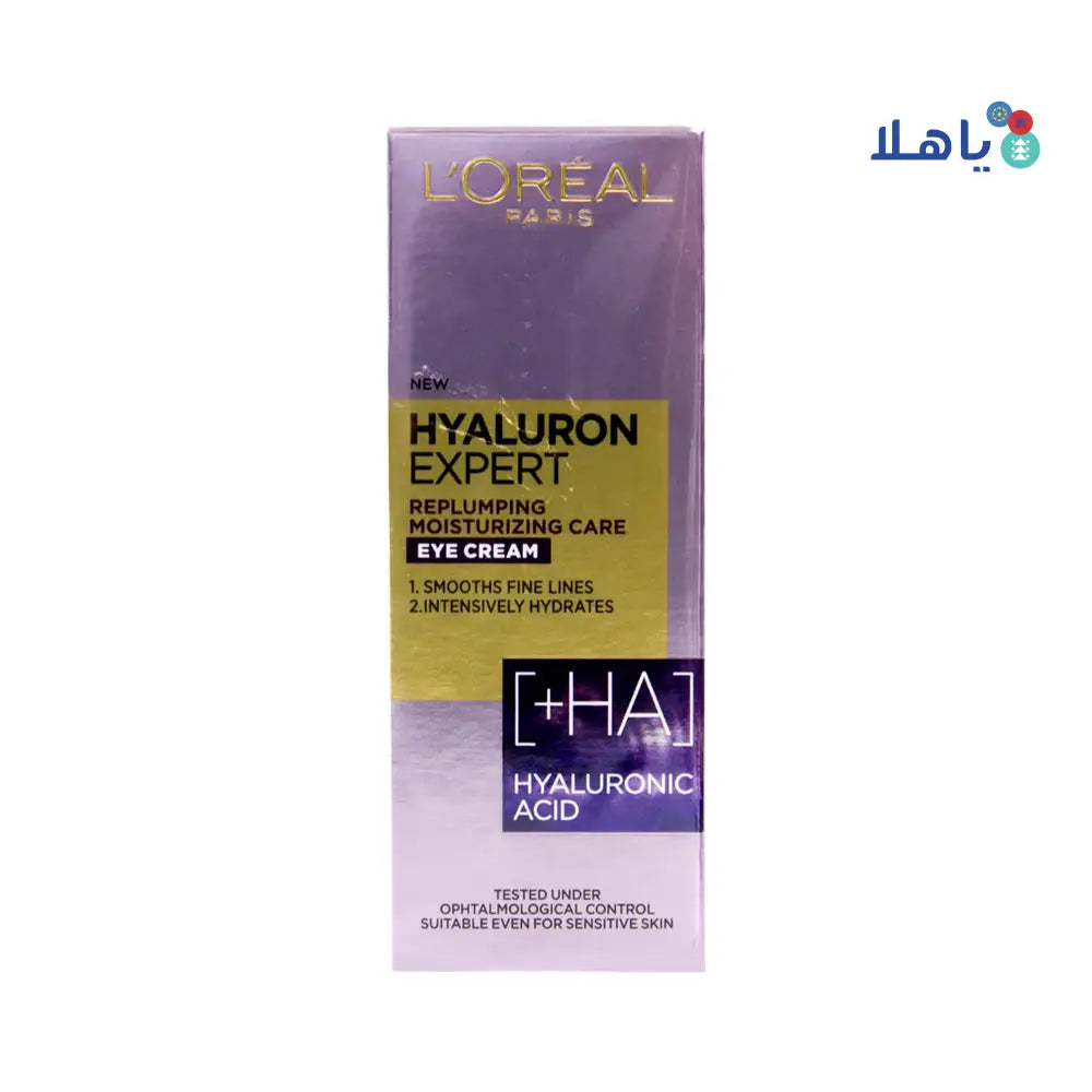 L'OREAL HYALURON EXPERT REPLUMPING EYE CREAM 15ML