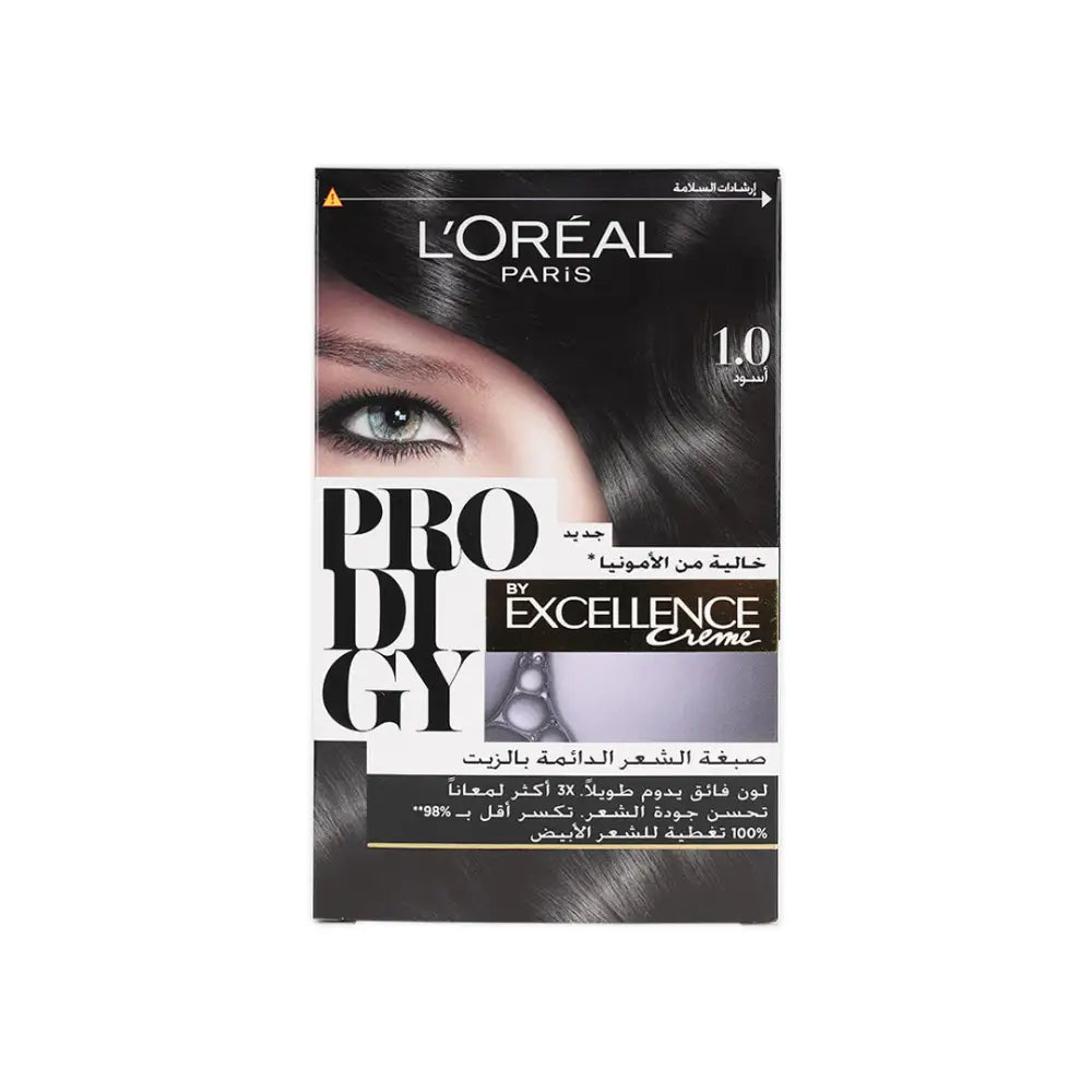 L'oreal Prodigy Permanent Oil Hair Color-1.0 Black