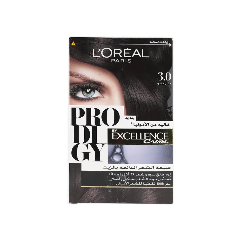 L'oreal Prodigy Permanent Oil Hair Color-3.0 Dark Brown