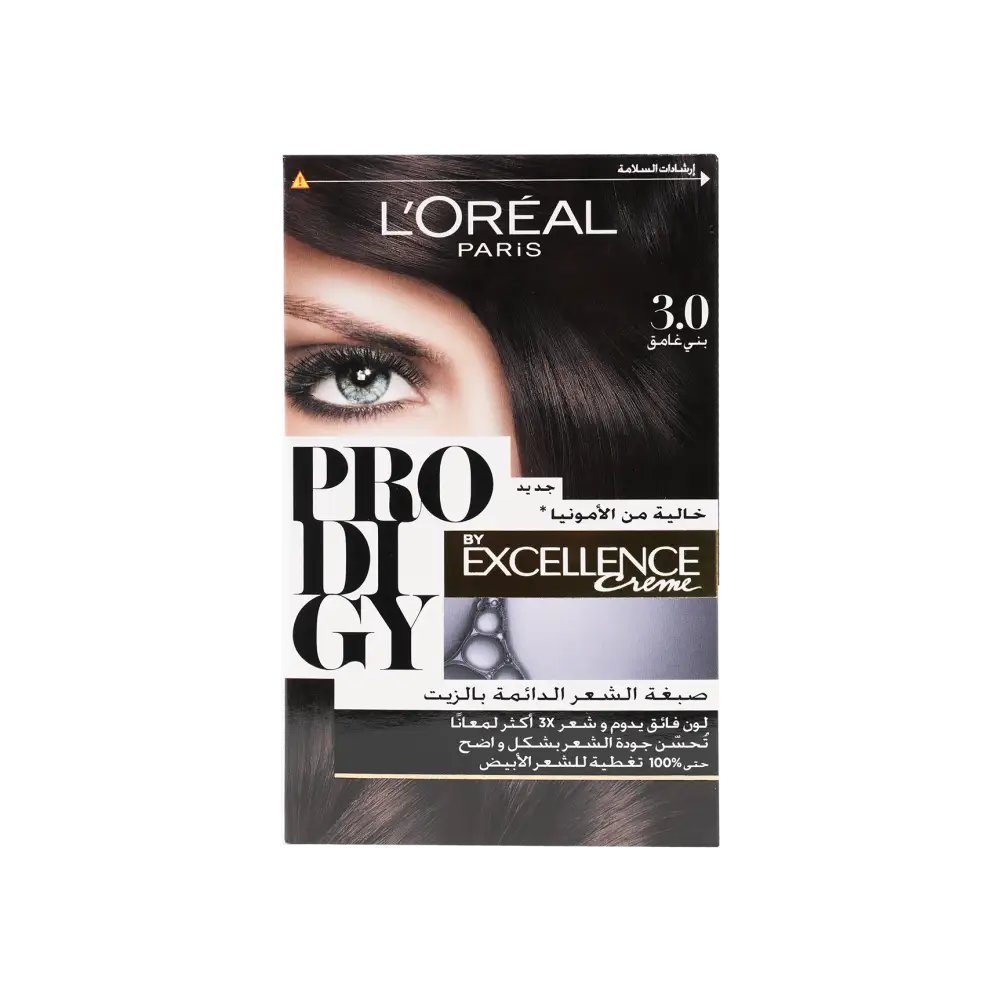 L'oreal Prodigy Permanent Oil Hair Color-3.0 Dark Brown