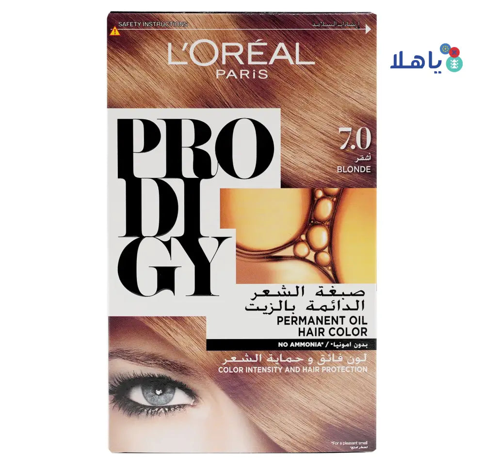 L'oreal Prodigy Permanent Oil Hair Color-7.0 Blonde