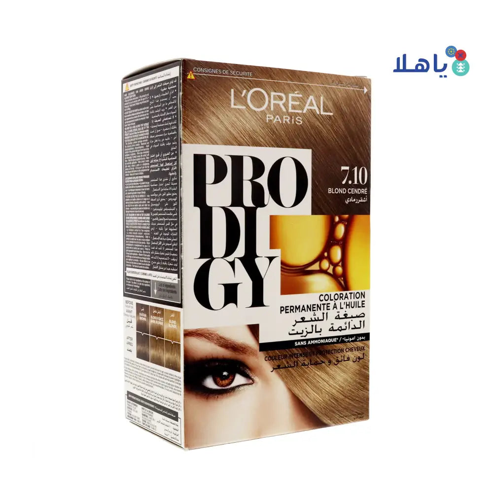 L'oreal Prodigy Permanent Oil Hair Color-7.10 Ash Blonde