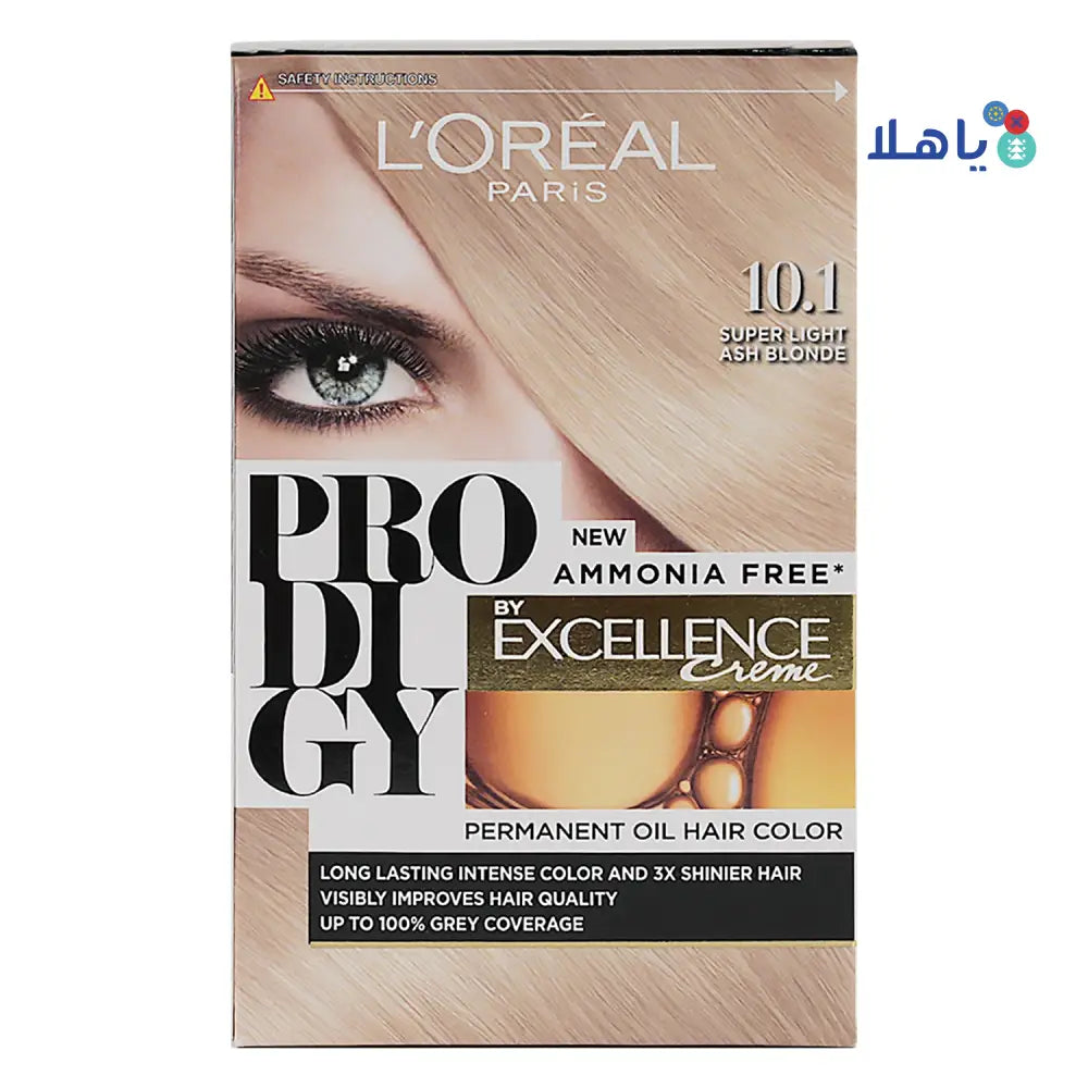 L'oreal Prodigy Permanent Oil Hair Color10.1Light Ash Blonde