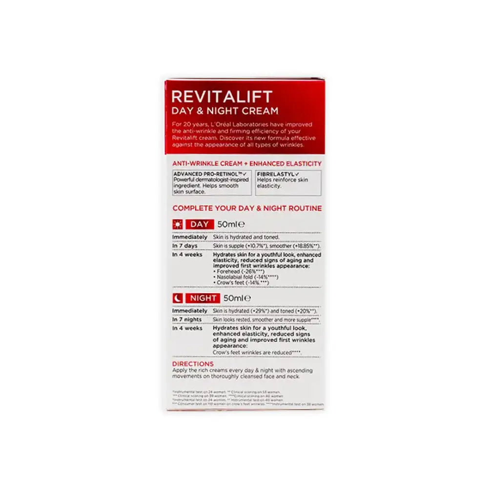 L'oreal Revitalift Night+Day Cream 50ml-33% Off