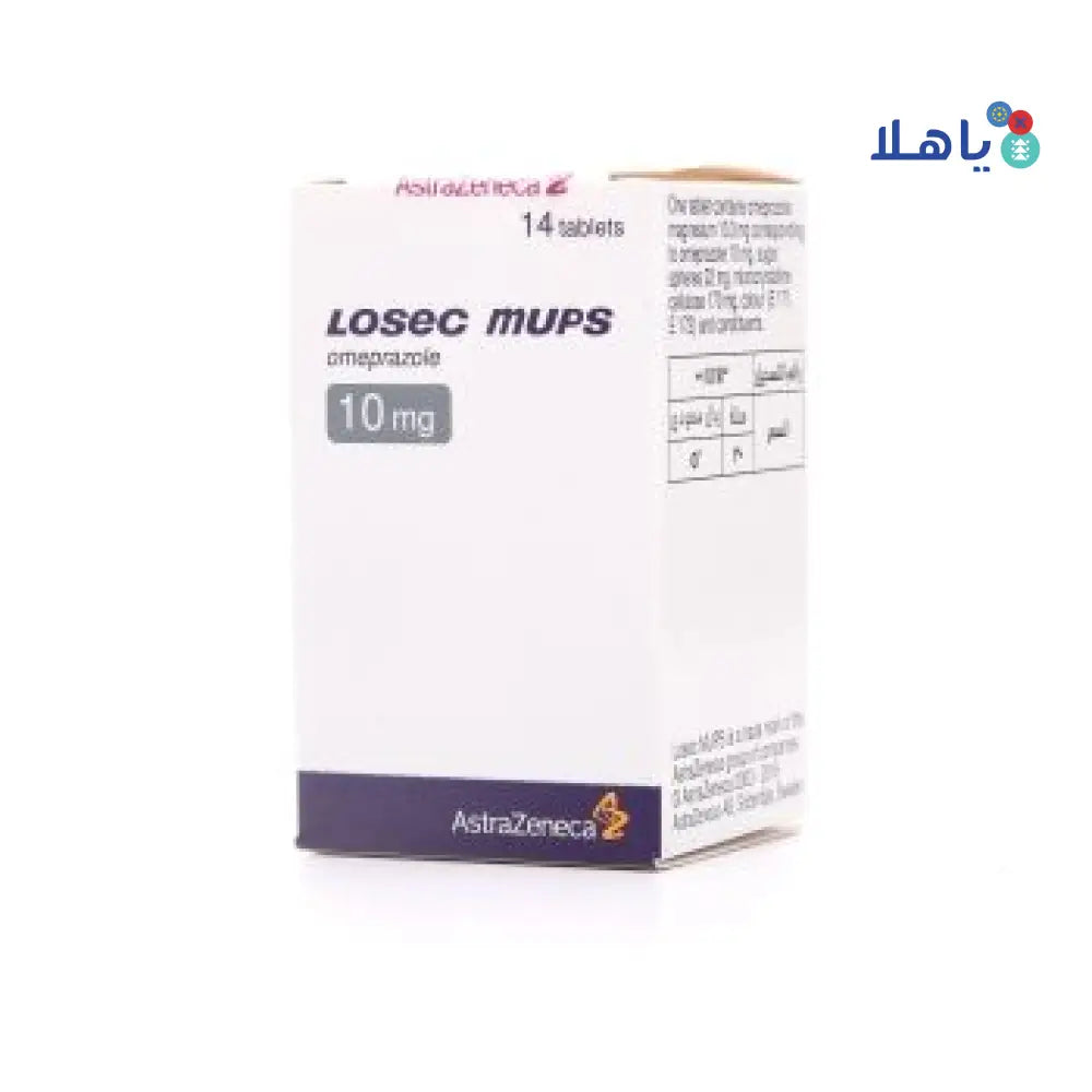 LOSEC MUPS 10MG 14 TAB