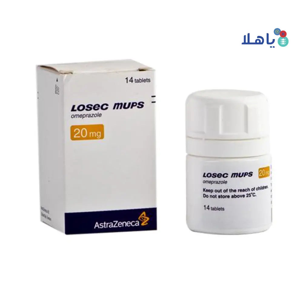 LOSEC MUPS 20MG 14 TAB