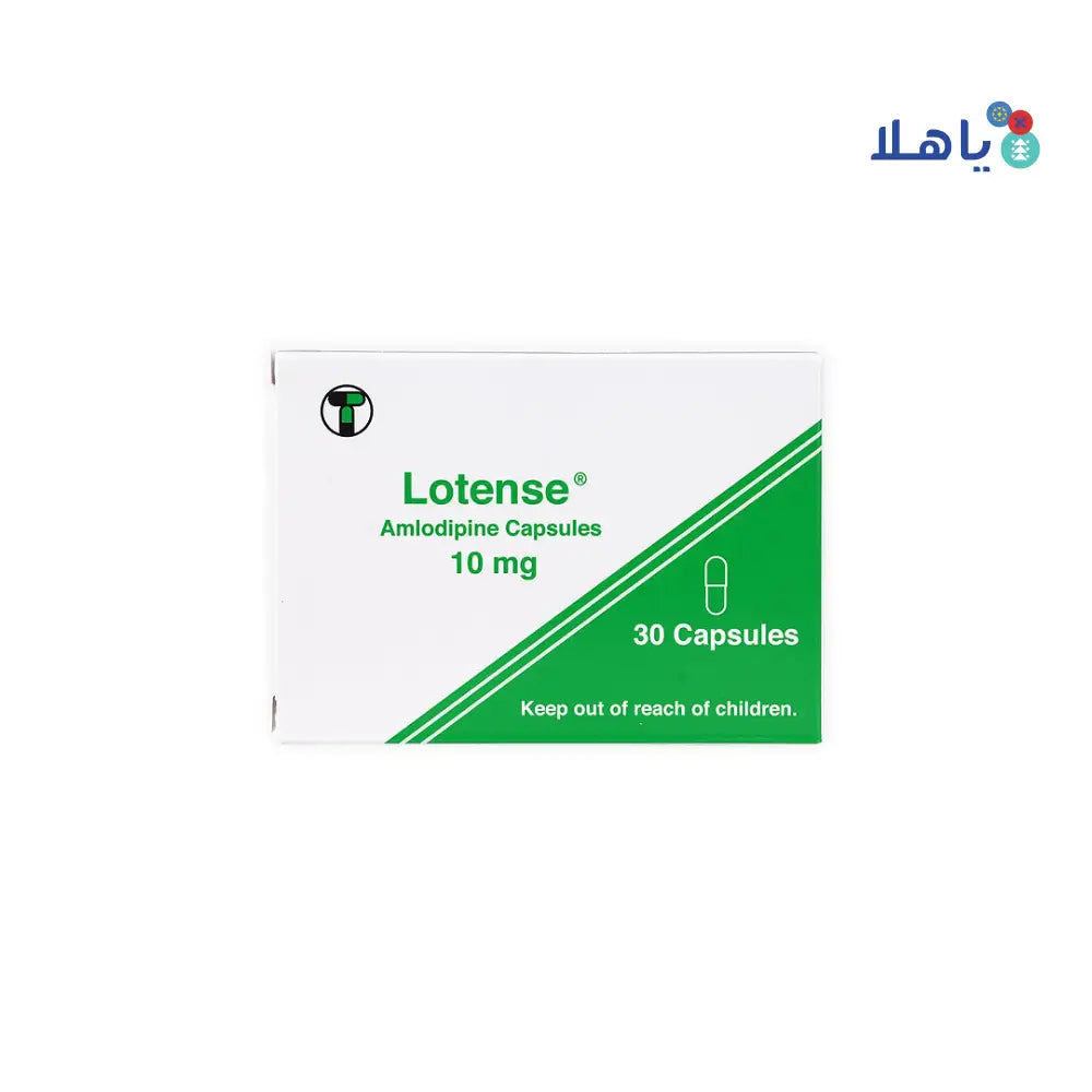 LOTENSE 10 MG 30 CAP