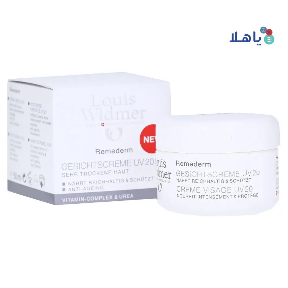 LOUIS WIDMER - Louis Widmer Remederm Face UV20 Cream 50Ml - Pharmazone - 