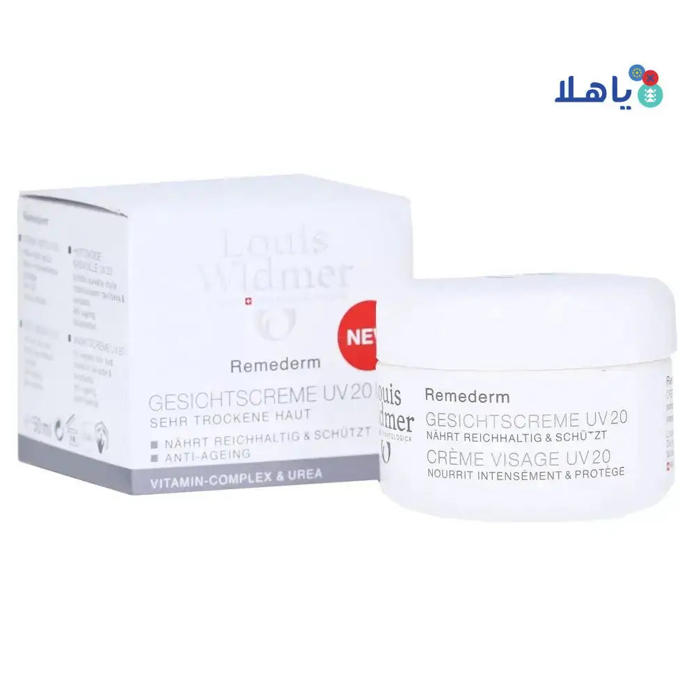 LOUIS WIDMER - Louis Widmer Remederm Face UV20 Cream 50Ml - Pharmazone - 