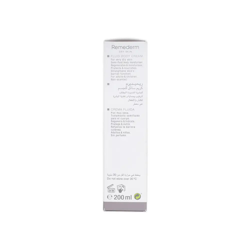 Louis Widmer Remederm Fluid Body Cream 200Ml.